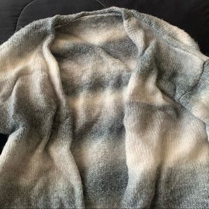 Grey/White/Dusty Blue Pajama Set